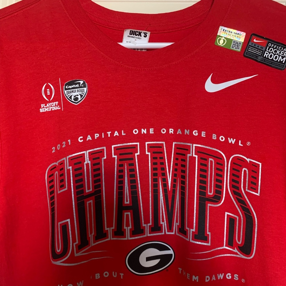 UGA University of Georgia National Championship T Shirt, SMALL‎